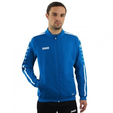 JAKO Training Jacket Striker 2.0 (100% Shiny-Polyester-Tricot) blue/white Men