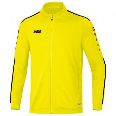 JAKO Training Jacket Striker 2.0 (100% Shiny Polyester Tricot) neon yellow/black Children