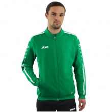 JAKO Training Jacket Striker 2.0 (100% Shiny-Polyester-Tricot) sports green/white Men