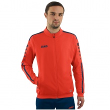 JAKO Training Jacket Striker 2.0 (100% Shiny-Polyester-Tricot) orange/navy Men