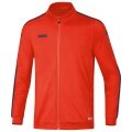 JAKO Training Jacket Striker 2.0 (100% Shiny-Polyester-Tricot) orange/navy Kids