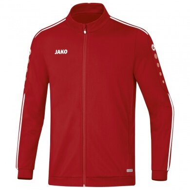 JAKO Training Jacket Striker 2.0 (100% Shiny Polyester Tricot) red/white Kids