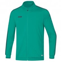 JAKO Training Jacket Striker 2.0 (100% Shiny-Polyester-Tricot) turquoise/anthracite Kids