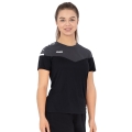 JAKO Sport-Shirt Champ 2.0 (100% Polyester) black/grey Women