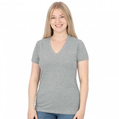 JAKO Leisure Shirt Organic (Organic Cotton) Light Grey Women