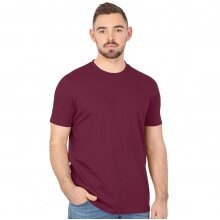 JAKO Leisure Tshirt Organic (Organic Cotton) Burgundy Men