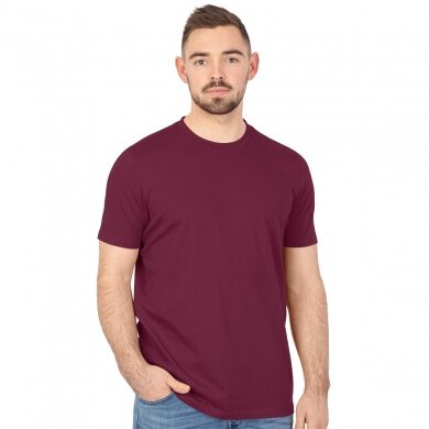 JAKO Leisure Tshirt Organic (Organic Cotton) Burgundy Men