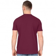 JAKO Leisure Tshirt Organic (Organic Cotton) Burgundy Men