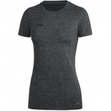 JAKO Sport/Leisure Shirt Premium Basics (Polyester-Stretch-Jersey) dark grey mottled Women