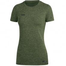 JAKO Sport/Leisure Shirt Premium Basics (Polyester-Stretch-Jersey) khaki/green mottled Women