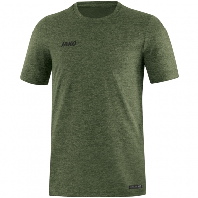 JAKO Sport/Leisure Tshirt Premium Basics (Polyester-Stretch-Jersey) khaki/green mottled Men