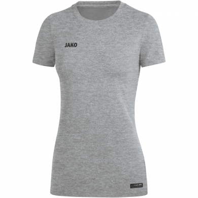 JAKO Sport/Leisure Shirt Premium Basics (Polyester-Stretch-Jersey) light grey mottled Women