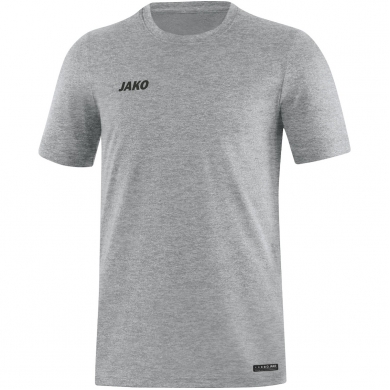 JAKO Sport/Leisure Tshirt Premium Basics (Polyester-Stretch-Jersey) light grey mottled Men