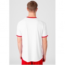 JAKO Sport T-shirt Jersey Primera Short Sleeve (simple design, polyester interlock) white/red Men