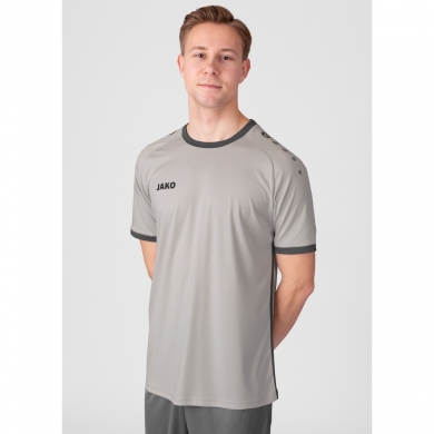 JAKO Sport T-shirt Jersey Primera Short Sleeve (simple design, polyester interlock) light grey Men