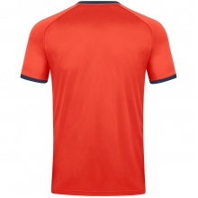 JAKO Sport T-shirt Jersey Primera Short Sleeve (simple design, Polyester Interlock) orange/navy Kids