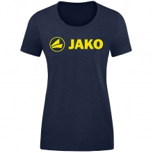 JAKO Leisure Shirt Promo (Organic Cotton) Blue Melange Women