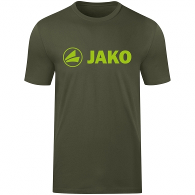 JAKO Leisure T-shirt Promo (Organic Cotton) khaki/neon green Men