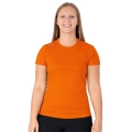 JAKO Running T-shirt Run 2.0 (Polyester-Micro-Mesh, breathable) neon orange Women