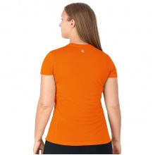 JAKO Running T-shirt Run 2.0 (Polyester-Micro-Mesh, breathable) neon orange Women