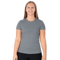 JAKO Running T-shirt Run 2.0 (Polyester-Micro-Mesh, breathable) stone grey Women