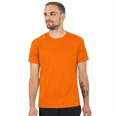 JAKO Running T-shirt Run 2.0 (Polyester-Micro-Mesh) neon orange Men