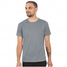 JAKO Running T-shirt Run 2.0 (Polyester-Micro-Mesh) stone grey Men