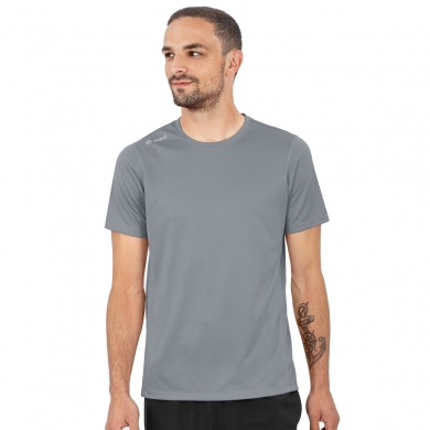 JAKO Running T-shirt Run 2.0 (Polyester-Micro-Mesh) stone grey Men