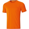 JAKO Running T-shirt Run 2.0 (Polyester-Micro-Mesh, breathable) neon orange Boys