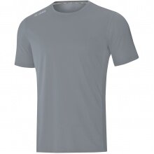 JAKO Running T-shirt Run 2.0 (Polyester-Micro-Mesh, breathable) stone grey Boys