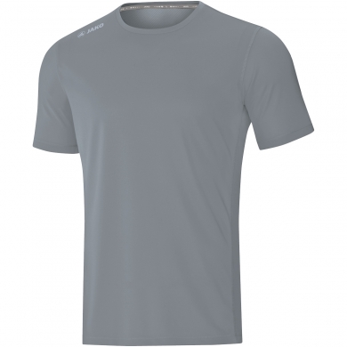 JAKO Running T-shirt Run 2.0 (Polyester-Micro-Mesh, breathable) stone grey Boys