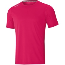 JAKO Running T-Shirt Run 2.0 (Polyester-Micro-Mesh, breathable) pink Boys