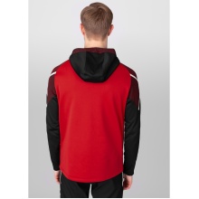 JAKO Presentation Suit Performance with Hood (Jacket and Trousers) Red/Black Men