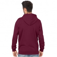 JAKO Hooded Jacket Organic (Organic Cotton) Burgundy Men