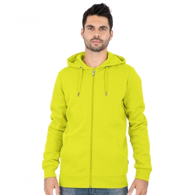 JAKO Hooded Jacket Organic (Organic Cotton) Lime Green Men