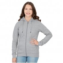 JAKO Hooded Jacket Organic (Organic Cotton) Light Grey Women