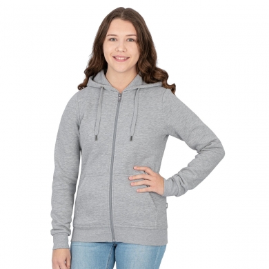 JAKO Hooded Jacket Organic (Organic Cotton) Light Grey Women