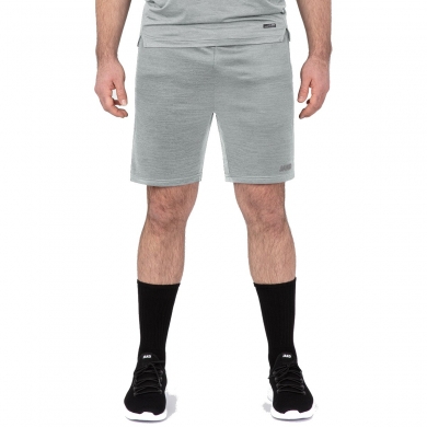 JAKO Training Shorts Short Challenge - sporty cut, melange look - grey mottled Men