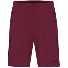 JAKO Sports Shorts Challenge (Polyester-Interlock, without inner slip) short wine red Boys