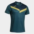 Joma Sport T-shirt Short Sleeve Court (100% Polyester) Blue-Green Men