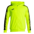 Joma Elite XI Full-Zip Hooded Jacket (Fleece Lining) Fluorescent Yellow/Black Men's