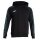 Joma Elite XI Full-Zip Hooded Jacket (Fleece Lining) black/anthracite grey Men's