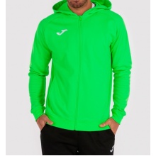 Joma Menfis Hoodie Full-Zip Neon Green Men's Hooded Jacket