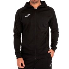 Joma Menfis Hoodie Full-Zip Black Men's Hooded Jacket