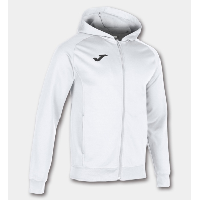 Joma Menfis Hoodie Full-Zip White Men's Hooded Jacket