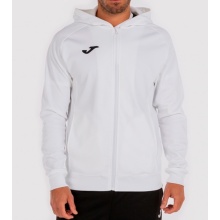 Joma Menfis Hoodie Full-Zip White Men's Hooded Jacket