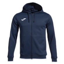 Joma Hooded Jacket Olimpiada Full-Zip (Fleece Lining) navy blue Men's