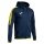 Joma Hooded Jacket Olimpiada Full-Zip (Fleece Lining) navy blue/yellow Men's