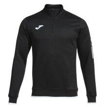 Joma Pullover Olimpiada Sweatshirt (Half-Zip, 100% Polyester) black Men's