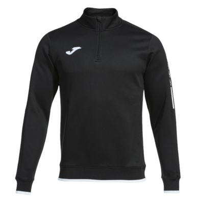 Joma Pullover Olimpiada Sweatshirt (Half-Zip, 100% Polyester) black Men's